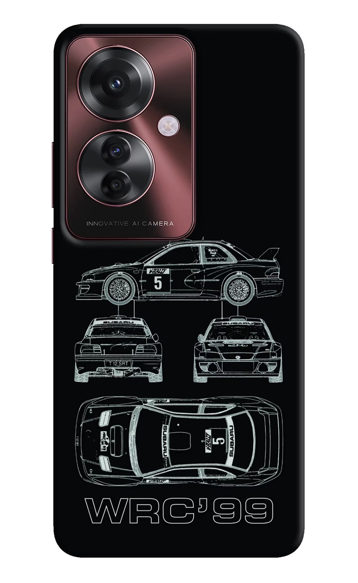 WRC'99 Oppo F25 Pro 5G Hard Case Back Cover by Casekaro