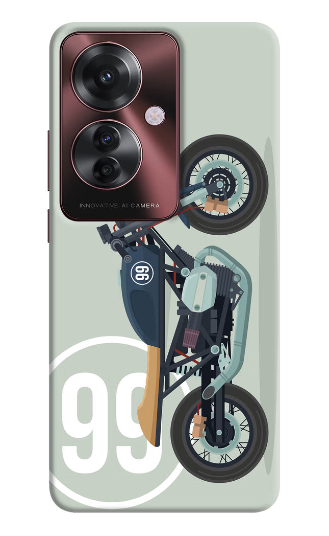 Classic Cafe Racer 99 Oppo F25 Pro 5G Hard Case Back Cover by Casekaro