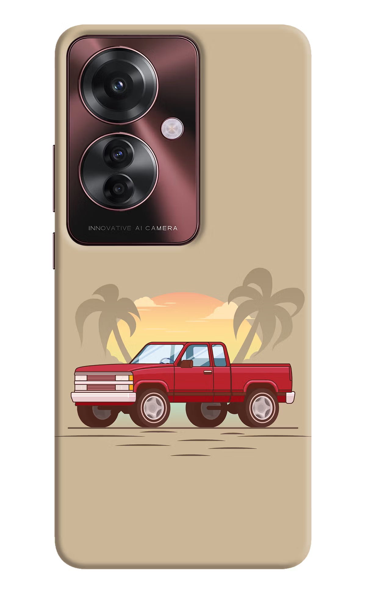 Desert Classic Drive Oppo F25 Pro 5G Hard Case Back Cover by Casekaro