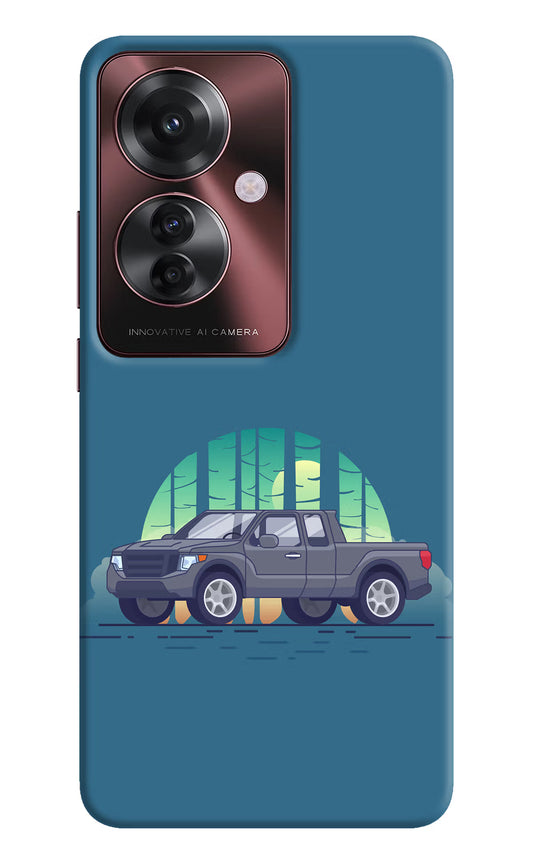 Retro Garage Vibe Oppo F25 Pro 5G Hard Case Back Cover by Casekaro
