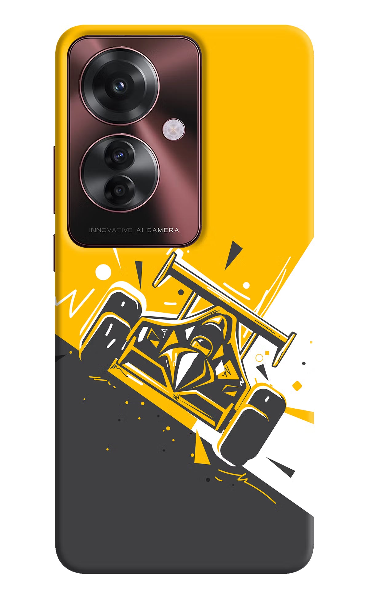 Track King Oppo F25 Pro 5G Hard Case Back Cover by Casekaro