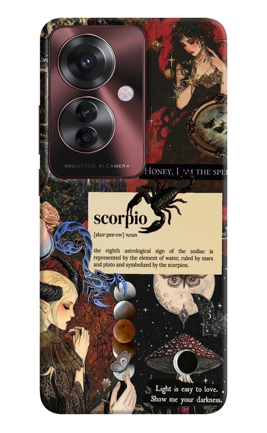 Scorpio Zodiac Oppo F25 Pro 5G Hard Case Back Cover by Casekaro