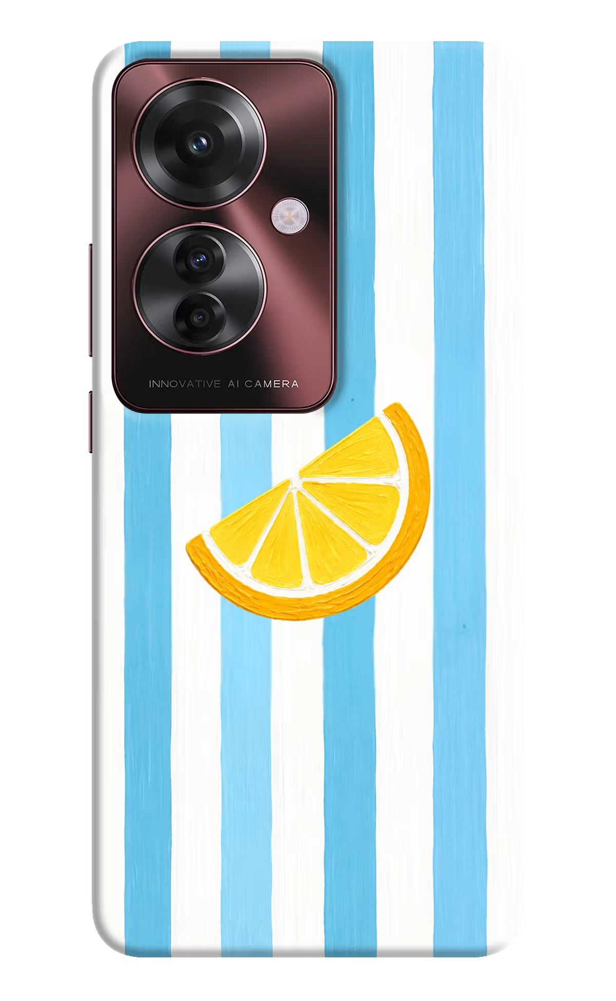 Summer Lemon Oppo F25 Pro 5G Hard Case Back Cover by Casekaro