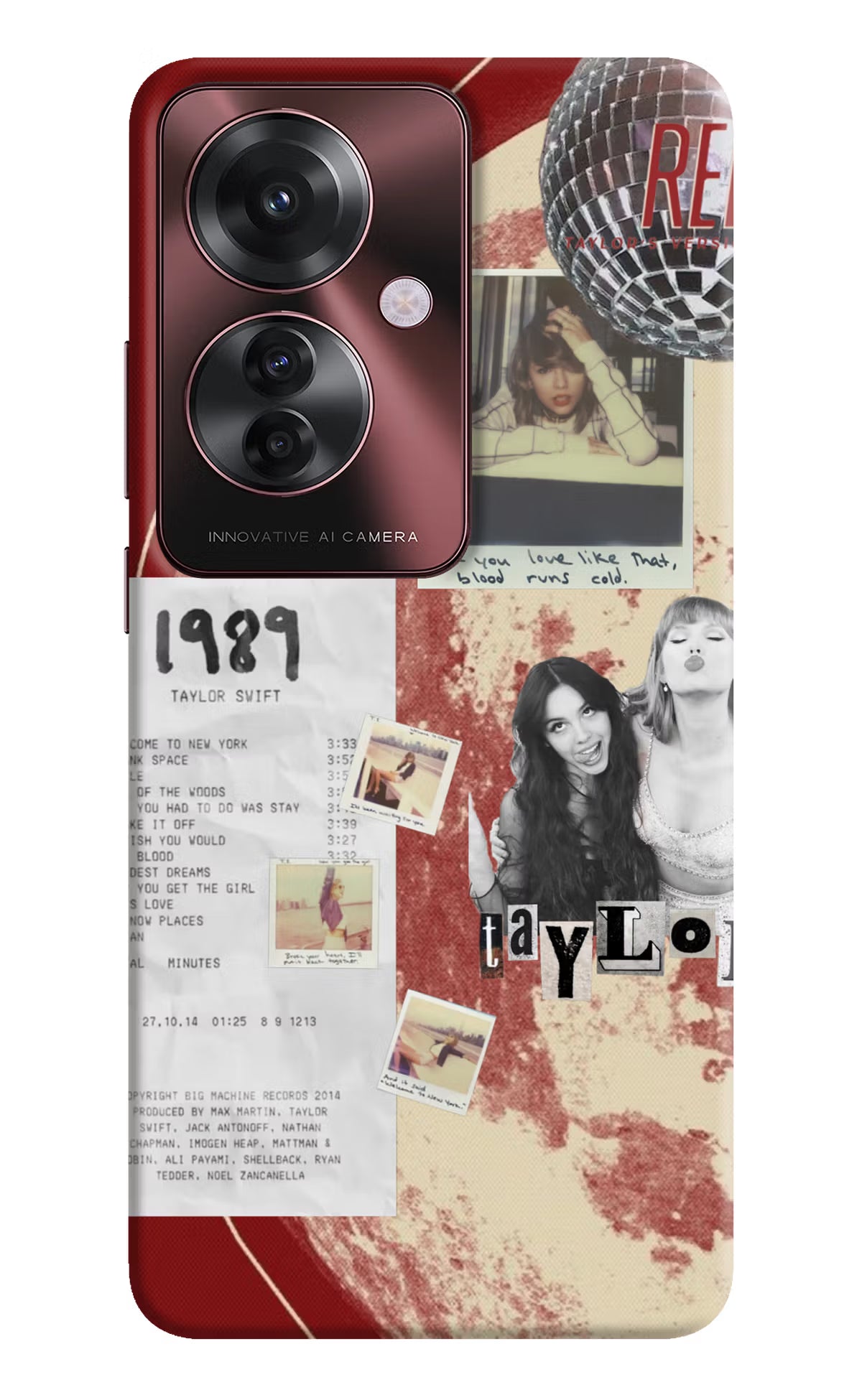 Taylor Swift Oppo F25 Pro 5G Back Cover