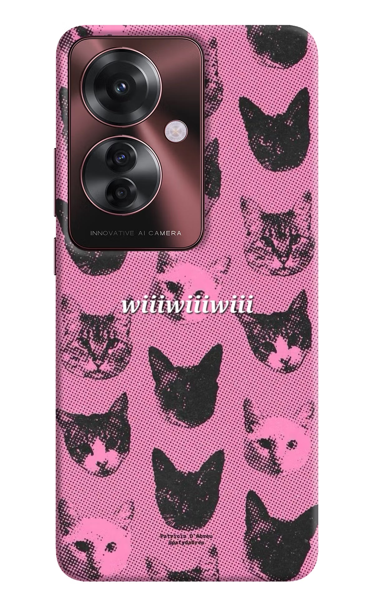 Pink Cats Oppo F25 Pro 5G Back Cover
