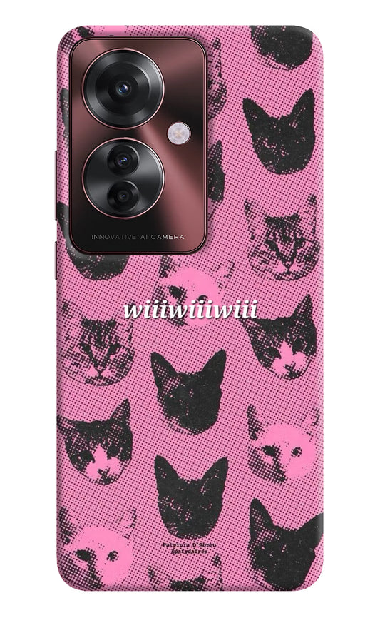 Pink Cats Oppo F25 Pro 5G Back Cover