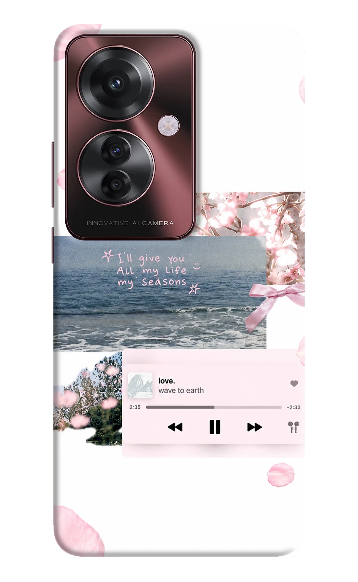 Wave to earth Oppo F25 Pro 5G Back Cover
