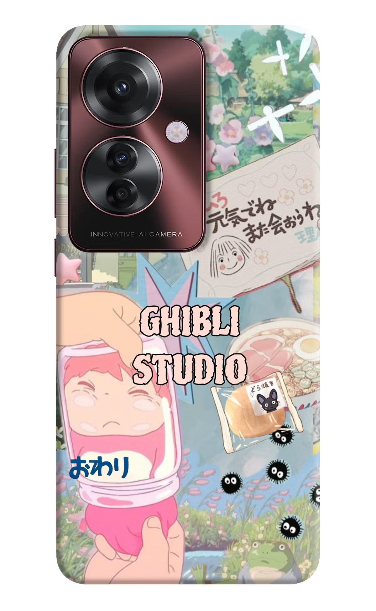 Studio Ghibli Oppo F25 Pro 5G Back Cover