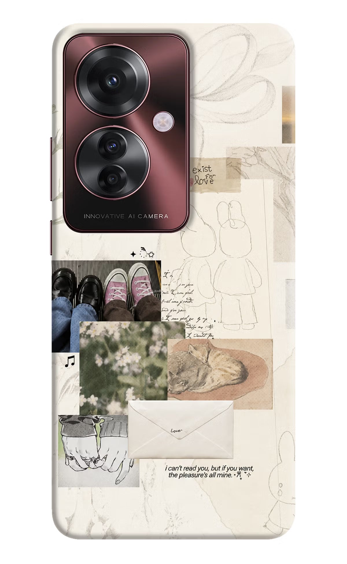 Soft Aesthetic Oppo F25 Pro 5G Back Cover