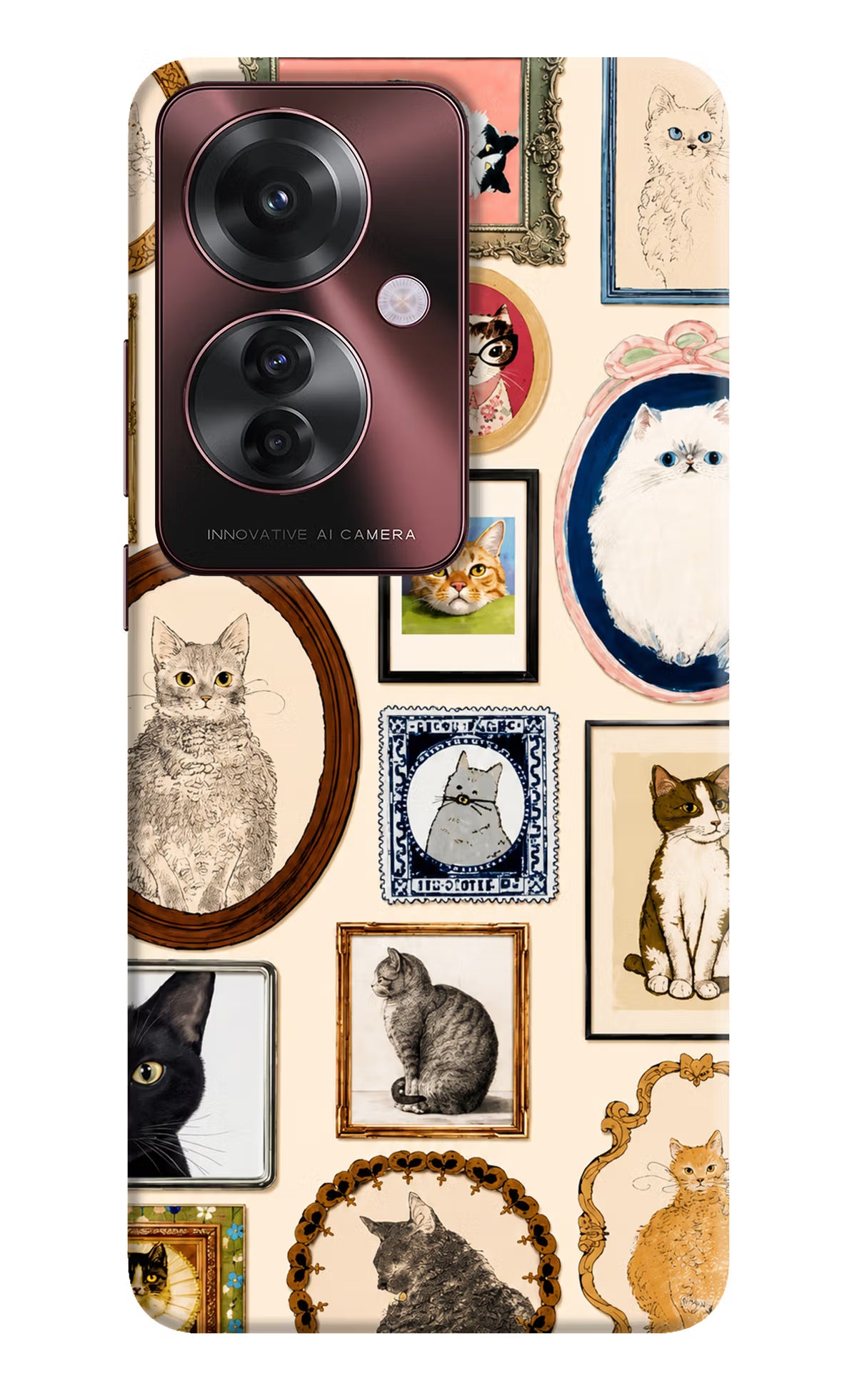 Mirror Cats Oppo F25 Pro 5G Back Cover