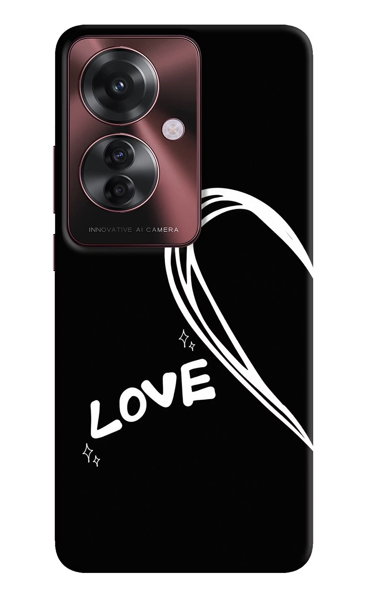 Love Line Oppo F25 Pro 5G Back Cover