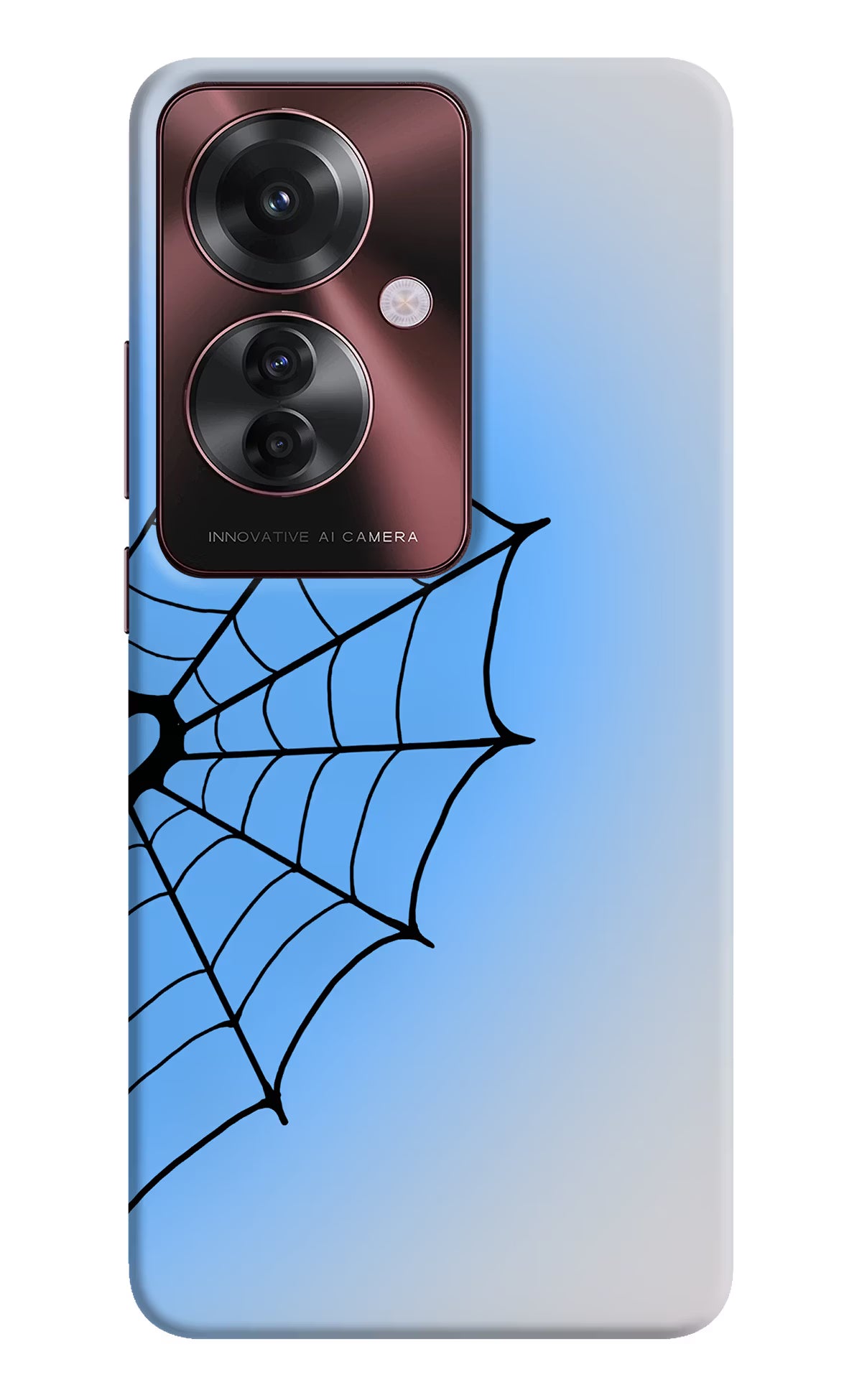 Blue Web Oppo F25 Pro 5G Back Cover