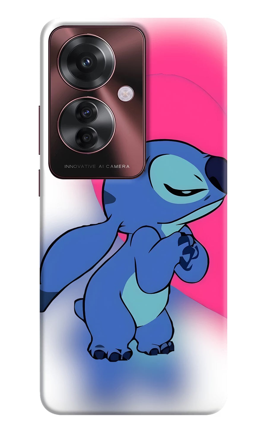 Stitch Hug Oppo F25 Pro 5G Back Cover, Hard case