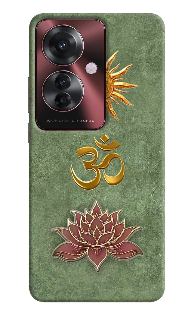 Om & Lotus Oppo F25 Pro 5G Back Cover