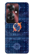 Koi Blue Oppo F25 Pro 5G Hard Case Back Cover by Casekaro