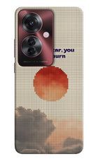 Pixel Sun Oppo F25 Pro 5G Hard Case Back Cover by Casekaro