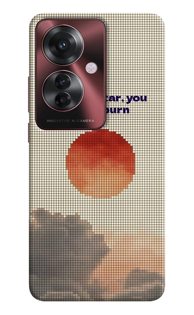 Pixel Sun Oppo F25 Pro 5G Hard Case Back Cover by Casekaro