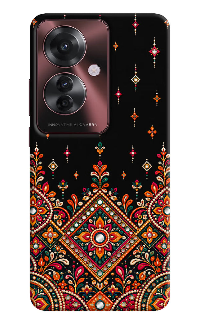 Noir Mehfil Oppo F25 Pro 5G Hard Case Back Cover by Casekaro