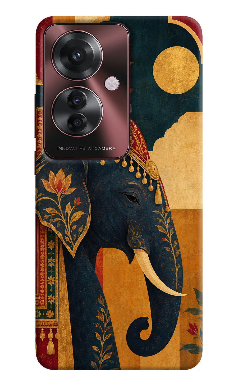 Royal Elephant Oppo F25 Pro 5G Back Cover, Hard case