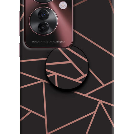 Geometric Pattern Oppo F25 Pro 5G Pop Case by Casekaro