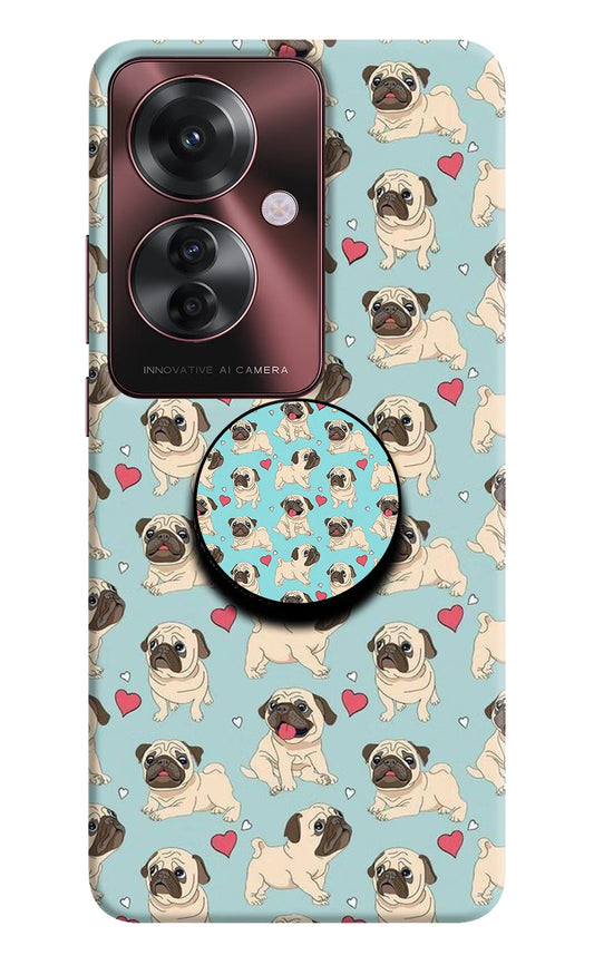 Pug Dog Oppo F25 Pro 5G Pop Case by Casekaro