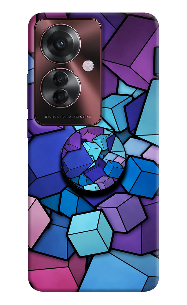 Cubic Abstract Oppo F25 Pro 5G Pop Case by Casekaro