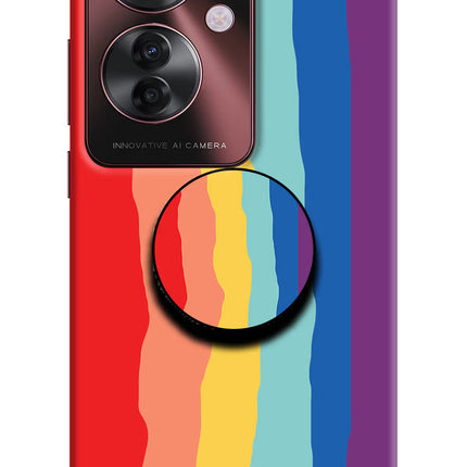 Rainbow Oppo F25 Pro 5G Pop Case by Casekaro