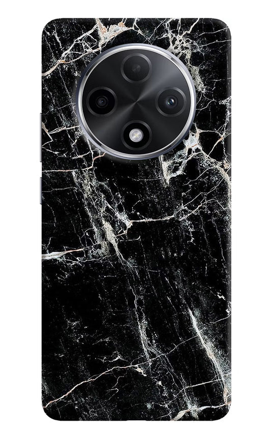 Black Marble Texture Oppo F27 Pro Plus Hard Case Back Cover by Casekaro