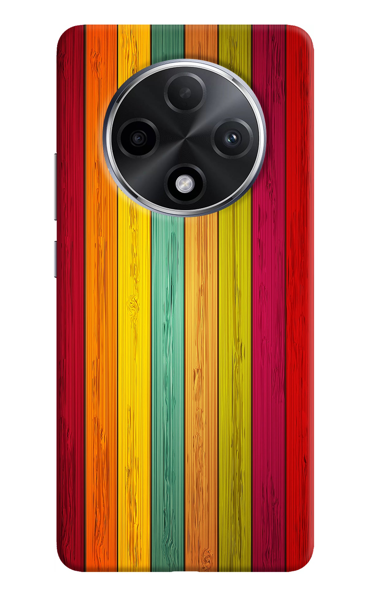 Multicolor Wooden Oppo F27 Pro Plus Back Cover