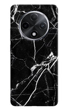 Black Marble Pattern Oppo F27 Pro Plus Hard Case Back Cover by Casekaro