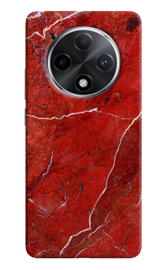Red Marble Design Oppo F27 Pro Plus Hard Case Back Cover by Casekaro