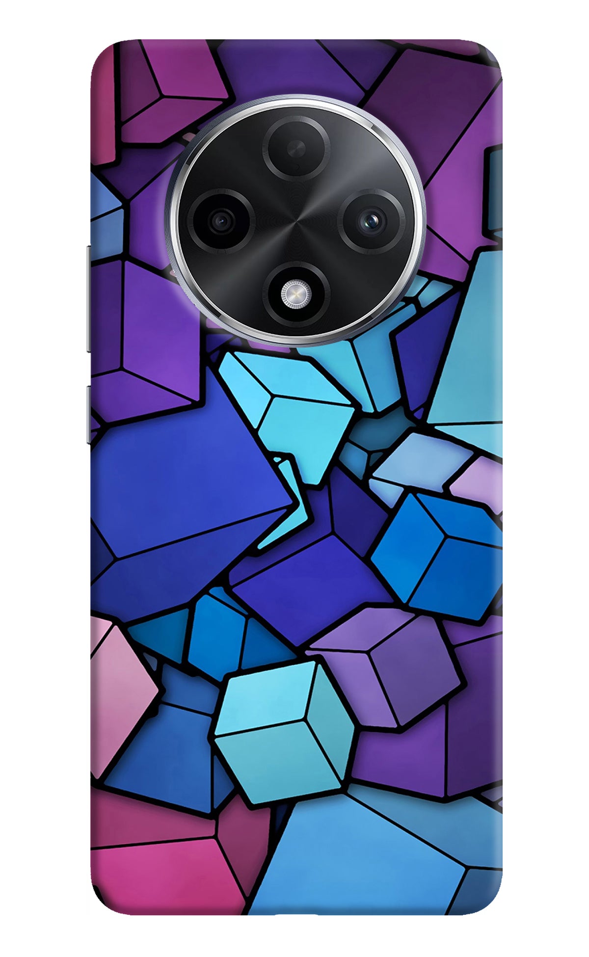 Cubic Abstract Oppo F27 Pro Plus Back Cover