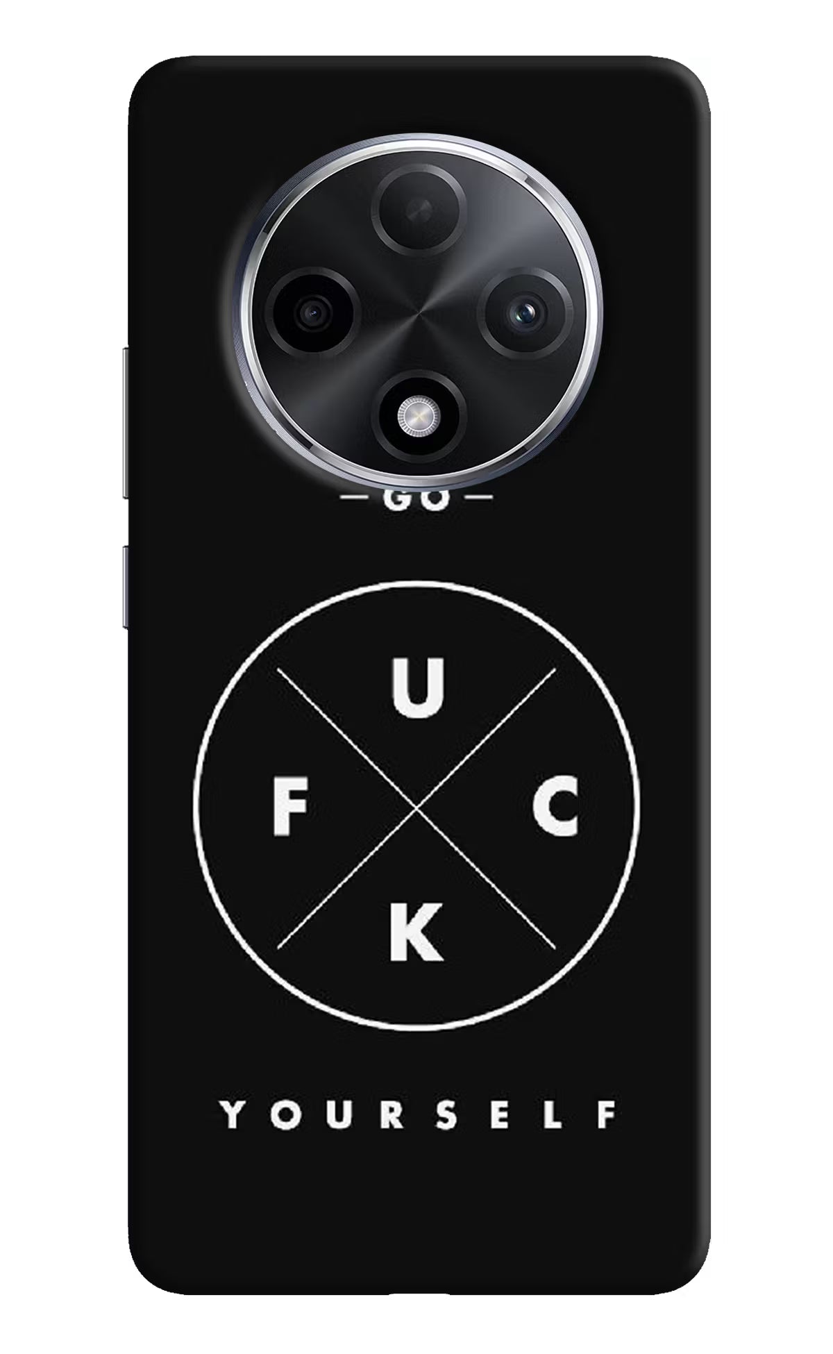 Go Fuck Yourself Oppo F27 Pro Plus Hard Case Back Cover by Casekaro