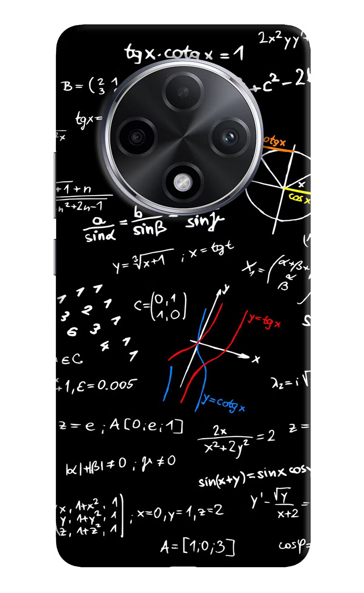 Mathematics Formula Oppo F27 Pro Plus Hard Case Back Cover by Casekaro