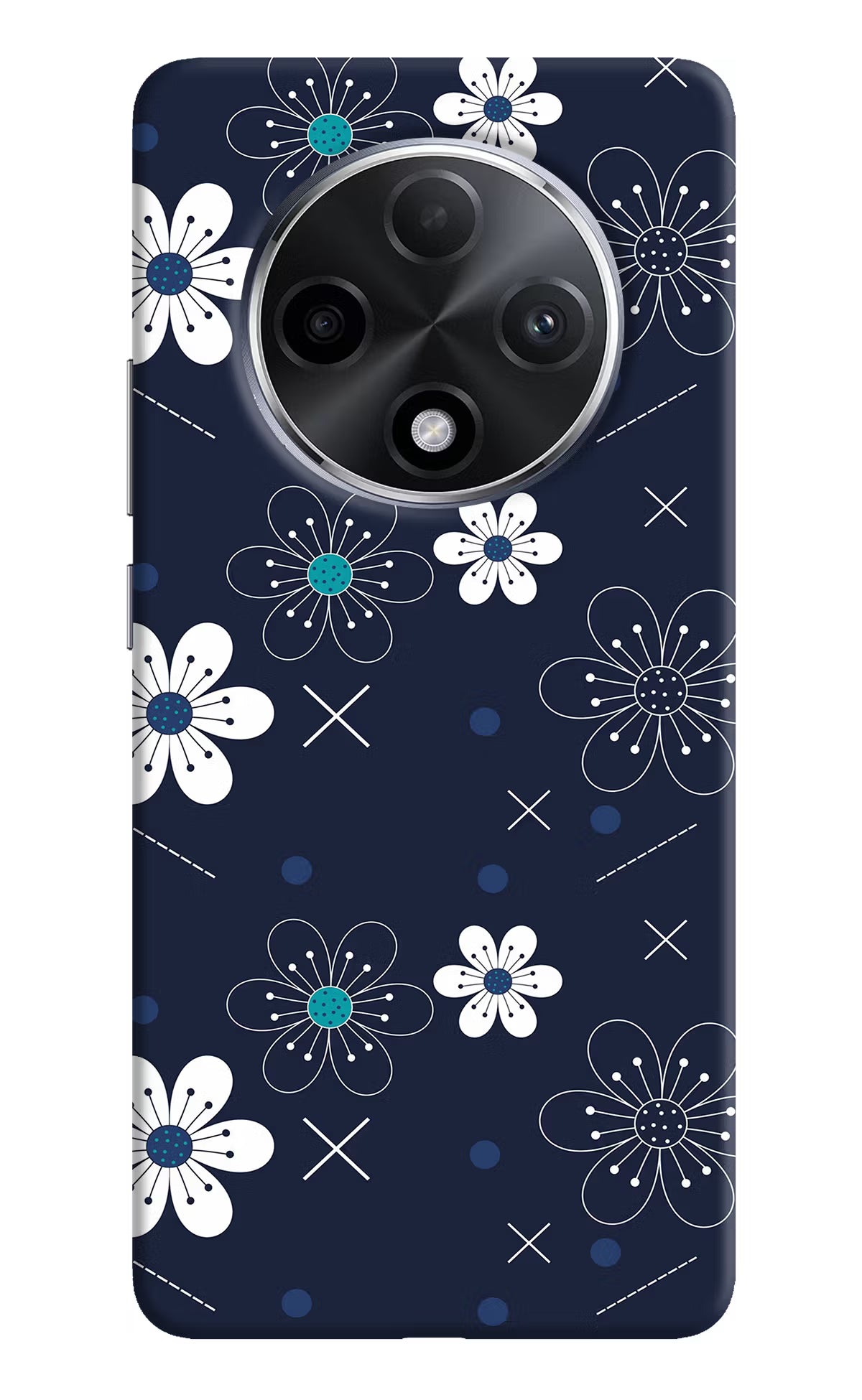 Flowers Oppo F27 Pro Plus Hard Case Back Cover by Casekaro