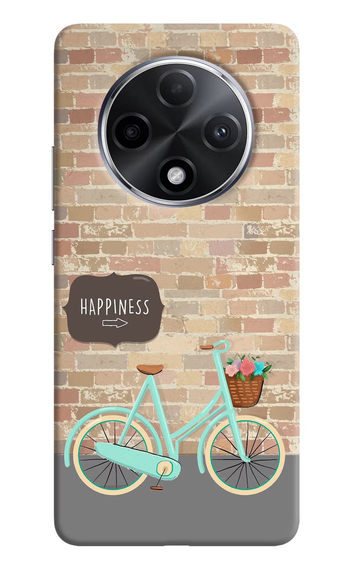 Happiness Artwork Oppo F27 Pro Plus Hard Case Back Cover by Casekaro