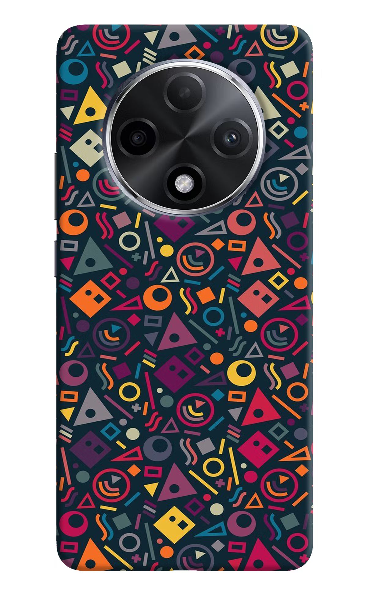 Geometric Abstract Oppo F27 Pro Plus Hard Case Back Cover by Casekaro