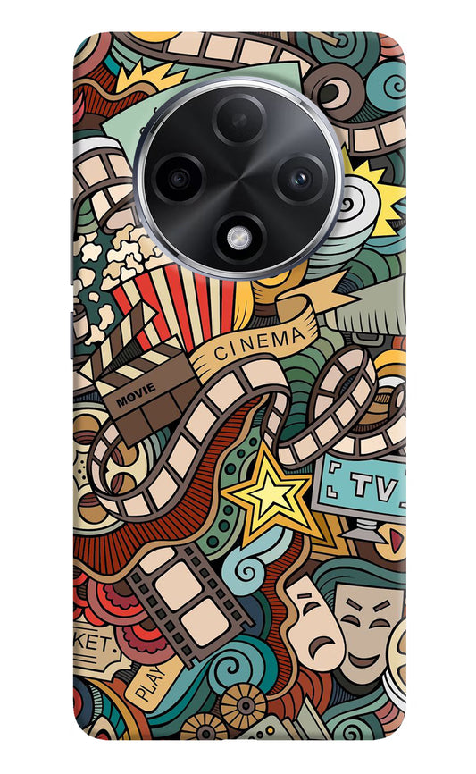 Cinema Abstract Oppo F27 Pro Plus Hard Case Back Cover by Casekaro