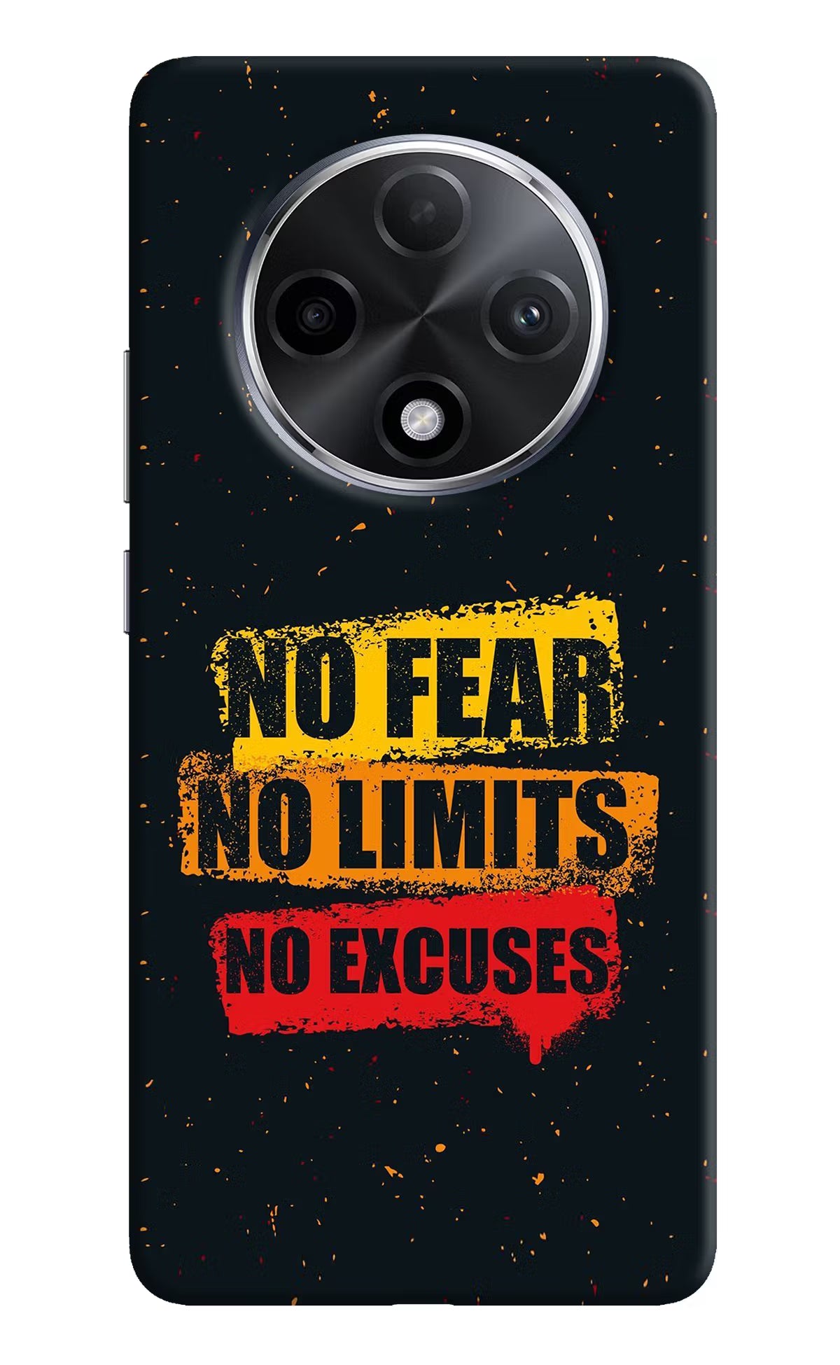 No Fear No Limits No Excuse Oppo F27 Pro Plus Hard Case Back Cover by Casekaro