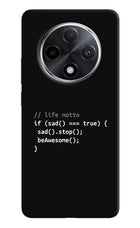 Life Motto Code Oppo F27 Pro Plus Hard Case Back Cover by Casekaro
