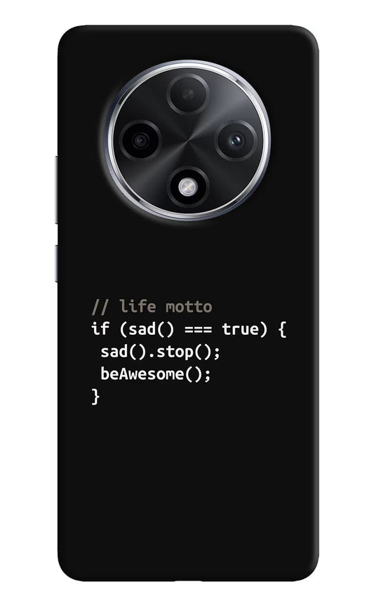 Life Motto Code Oppo F27 Pro Plus Hard Case Back Cover by Casekaro