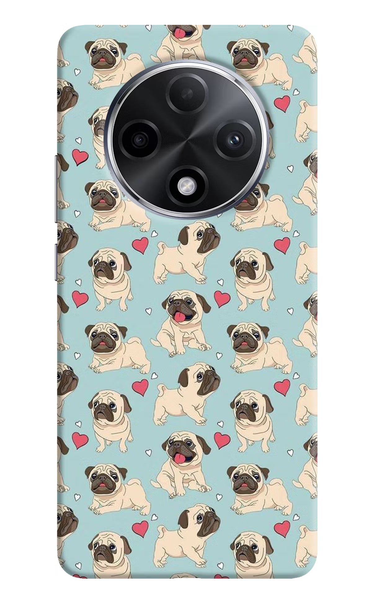 Pug Dog Oppo F27 Pro Plus Hard Case Back Cover by Casekaro
