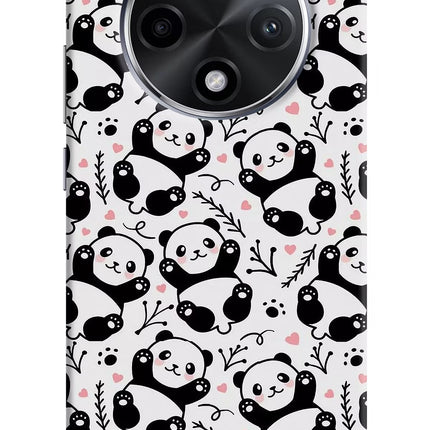 Cute Panda Oppo F27 Pro Plus Hard Case Back Cover by Casekaro
