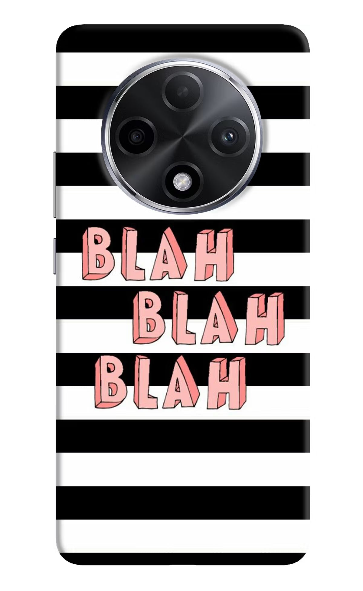 Blah Blah Blah Oppo F27 Pro Plus Hard Case Back Cover by Casekaro