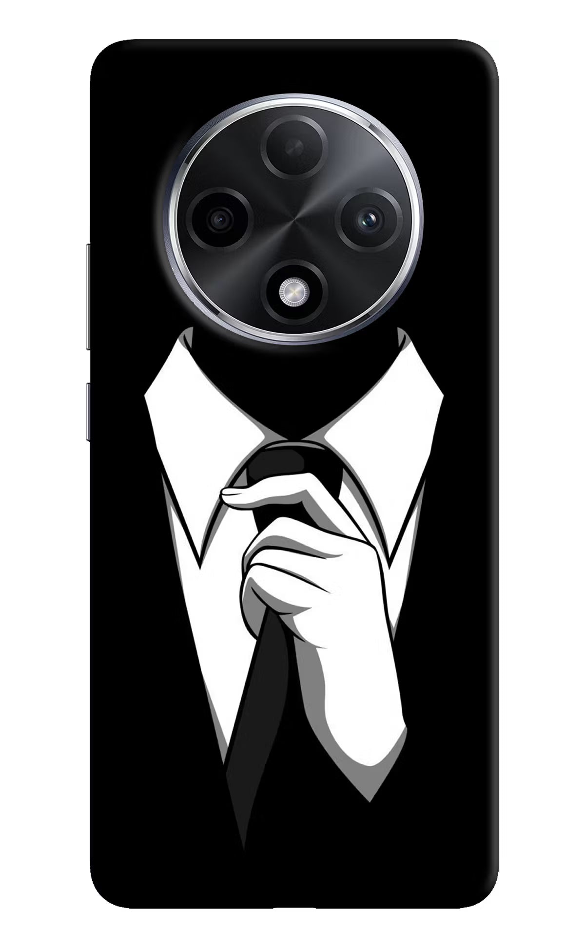 Black Tie Oppo F27 Pro Plus Hard Case Back Cover by Casekaro
