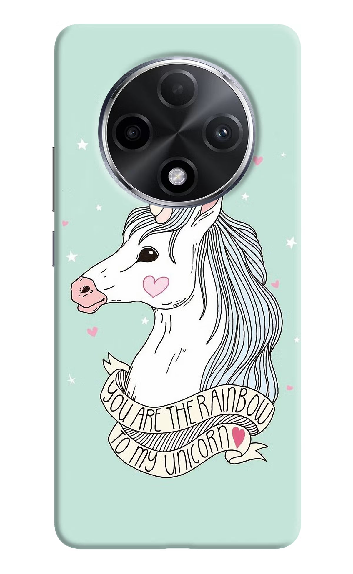Unicorn Wallpaper Oppo F27 Pro Plus Hard Case Back Cover by Casekaro