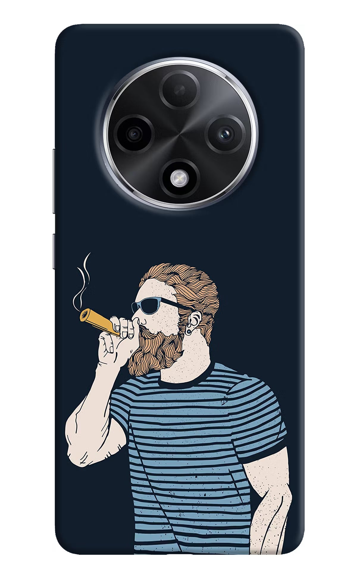 Smoking Oppo F27 Pro Plus Hard Case Back Cover by Casekaro