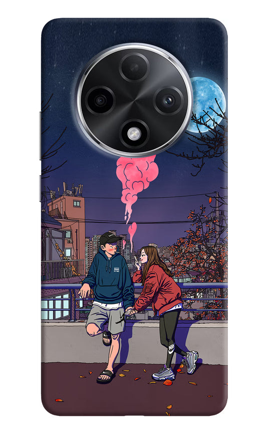 Chilling Couple Oppo F27 Pro Plus Hard Case Back Cover by Casekaro