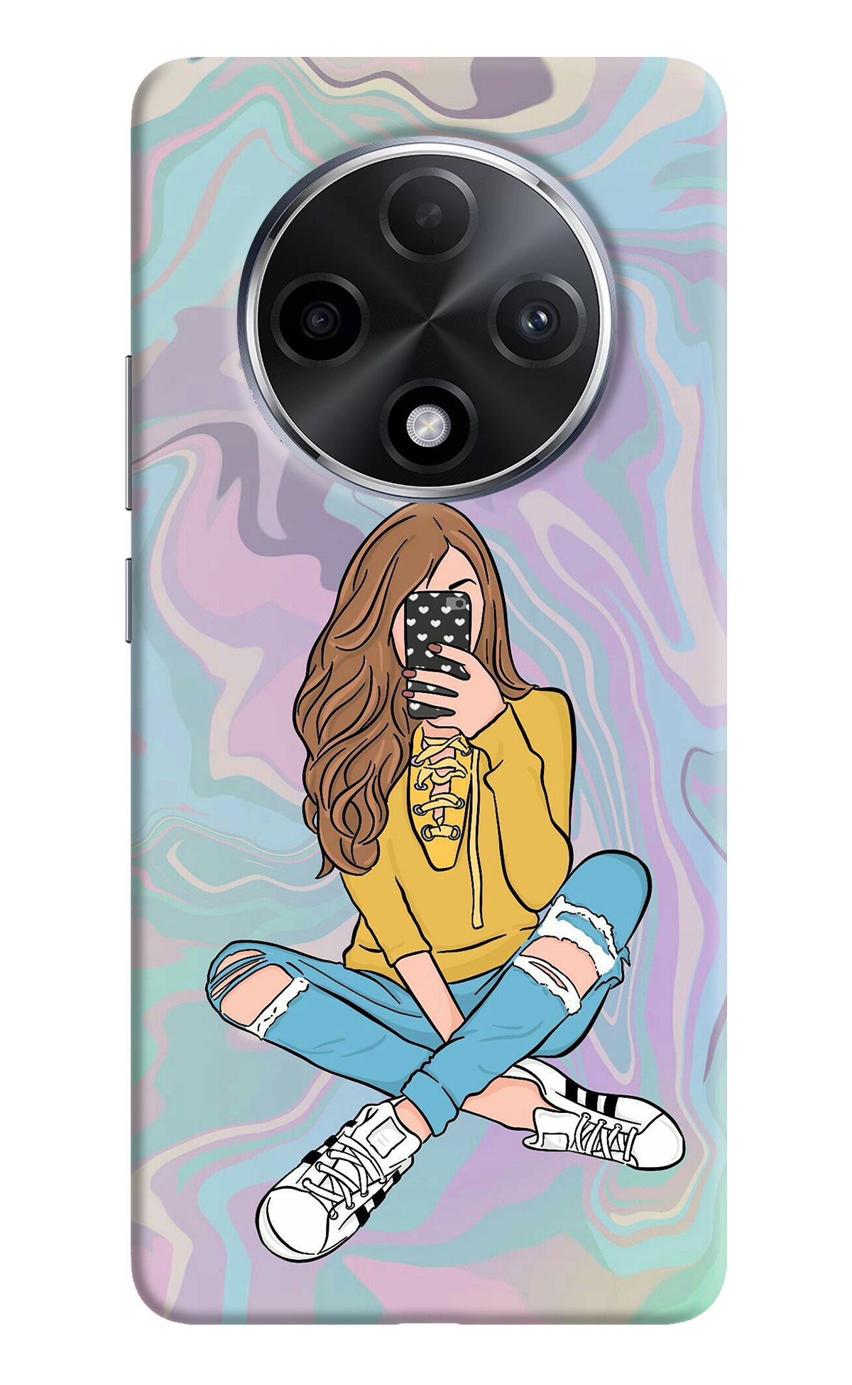 Selfie Girl Oppo F27 Pro Plus Back Cover