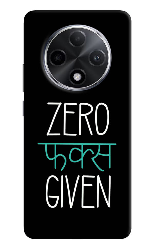 Zero Fucks Given Oppo F27 Pro Plus Hard Case Back Cover by Casekaro